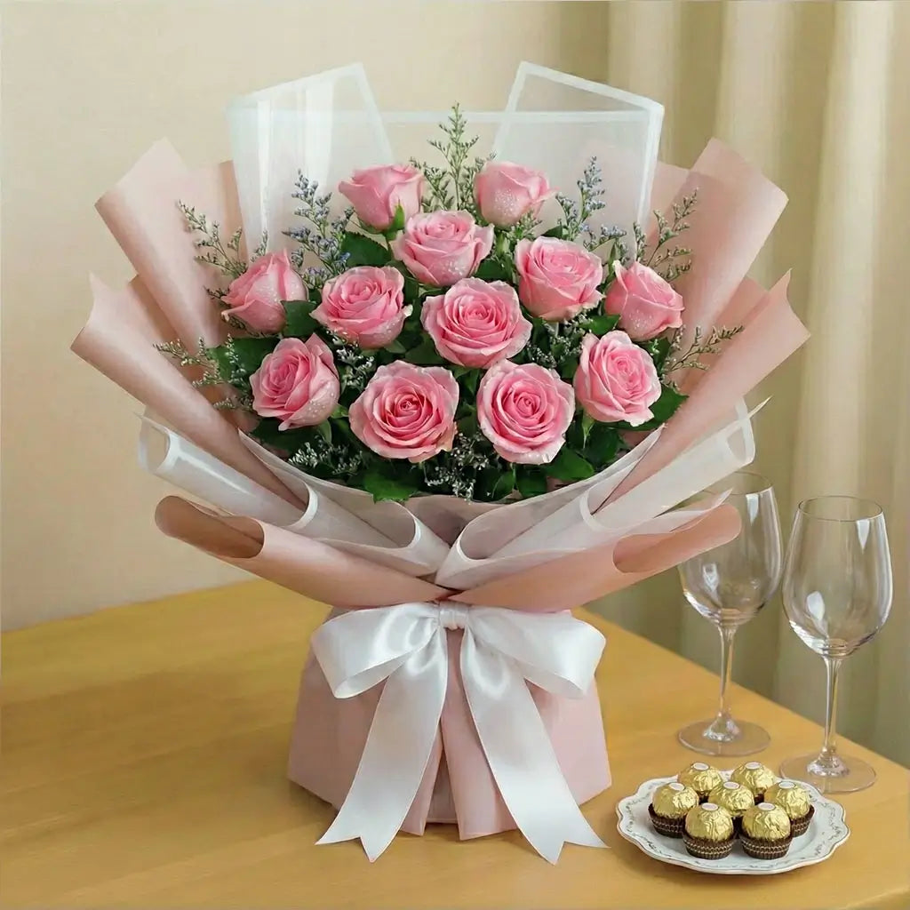 Pink Rose Bouquet