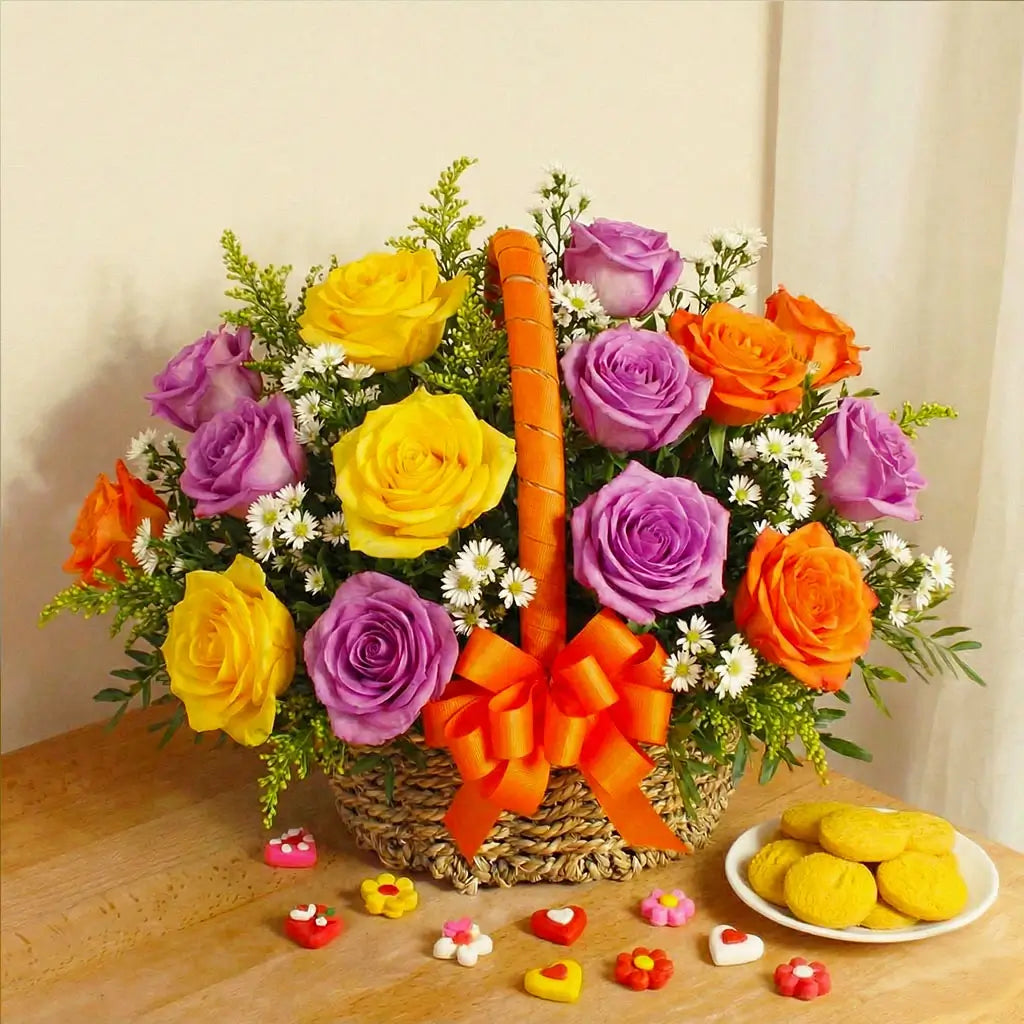 Rose Citrus Basket