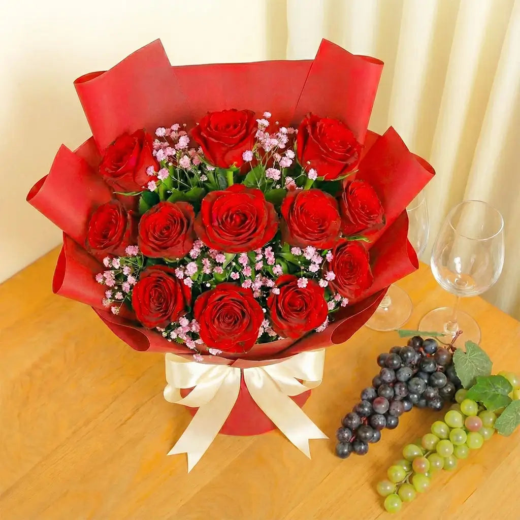 Local Red Roses 12 Red Roses | Next Day Flower Delivery Philippines | Flower Shops PH ...