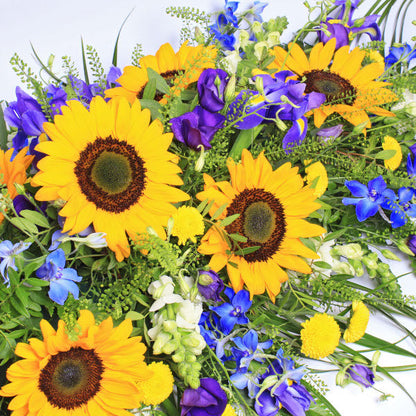 Extra Large Sunflower Coffin Spray FPC