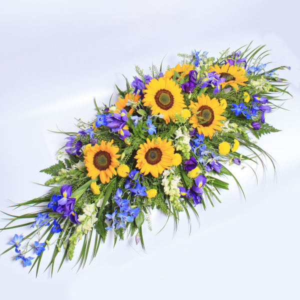 Extra Large Sunflower Coffin Spray FPC