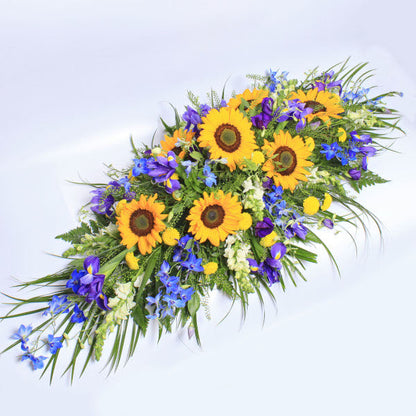 Extra Large Sunflower Coffin Spray FPC