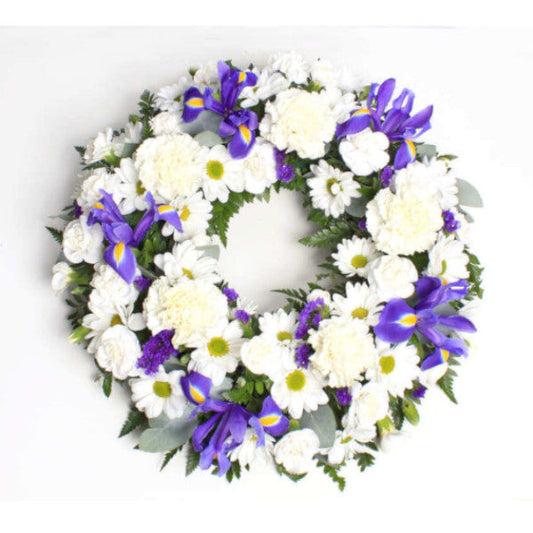 Standard Blue and White Wreath FPA