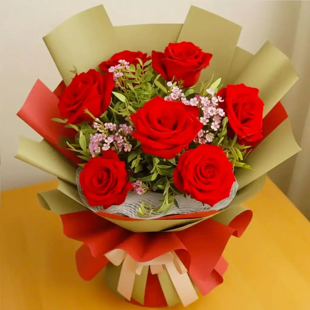 Luxury 6 Roses Bouquet