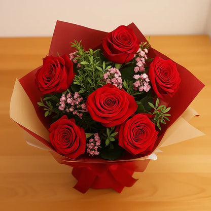 Luxury 6 Red Roses
