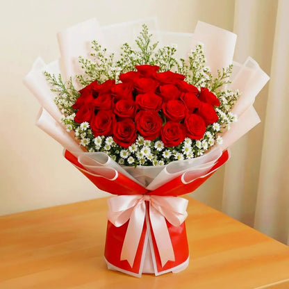 Luxury Two Dozen Red Roses
