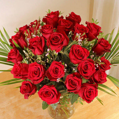 Luxury Two Dozen Red Roses