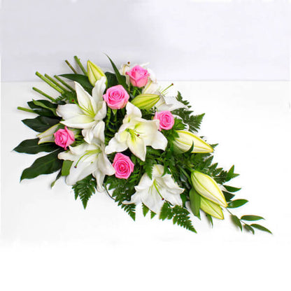 Standard Pink Rose and Lily Spray FPA