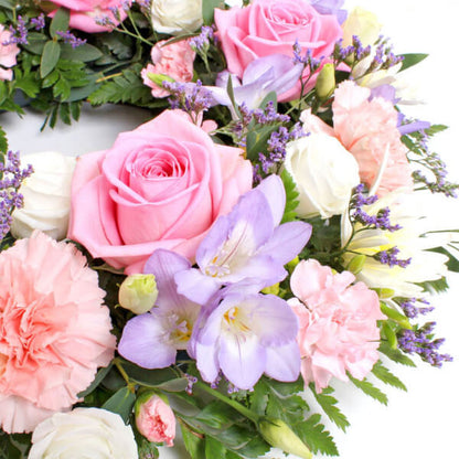 Standard Pink and Lilac Wreath FPA