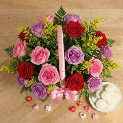 Rose Pink Basket
