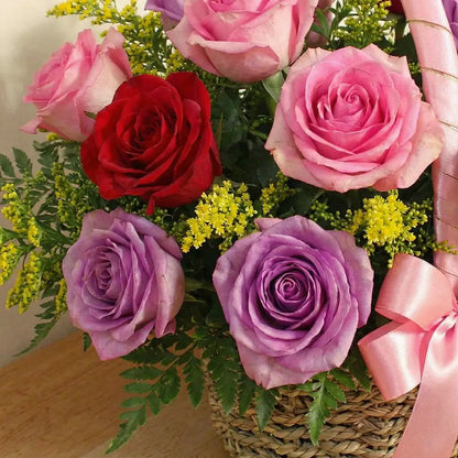 Rose Pink Basket