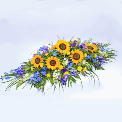 Standard Sunflower Coffin Spray FPA