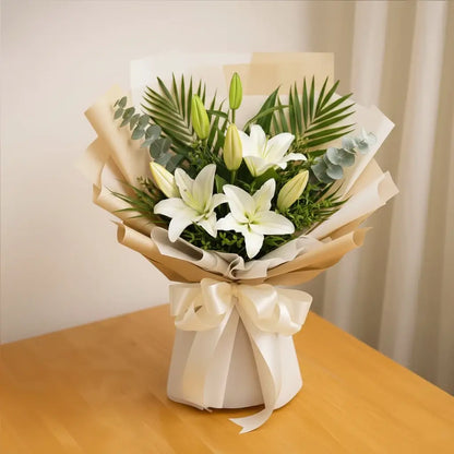 White Lilies Bouquet